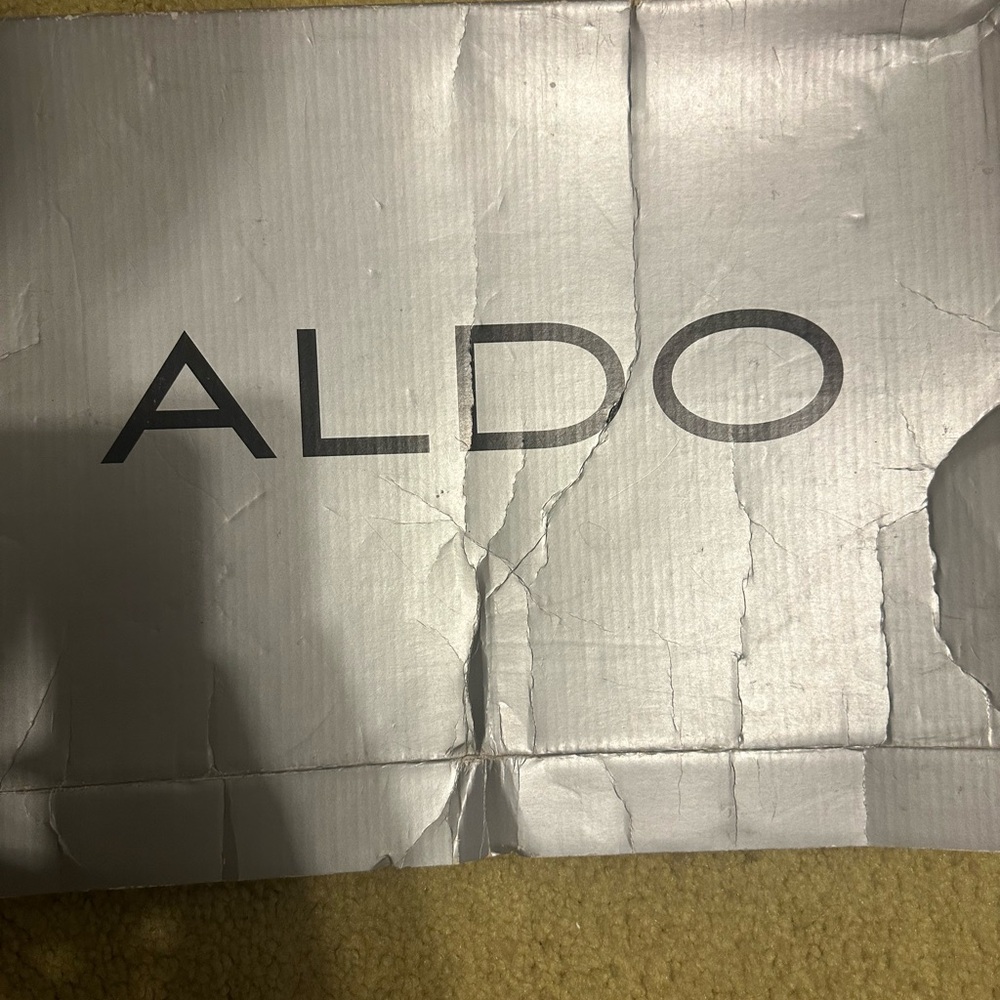 Aldo Metallic Silver Packaging